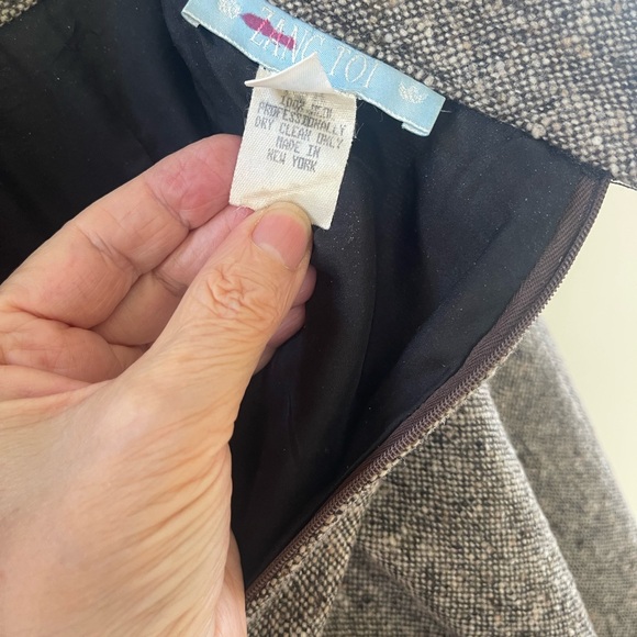 VINTAGE ZANG TOI brown BUSTIER TOP - Picture 10 of 10